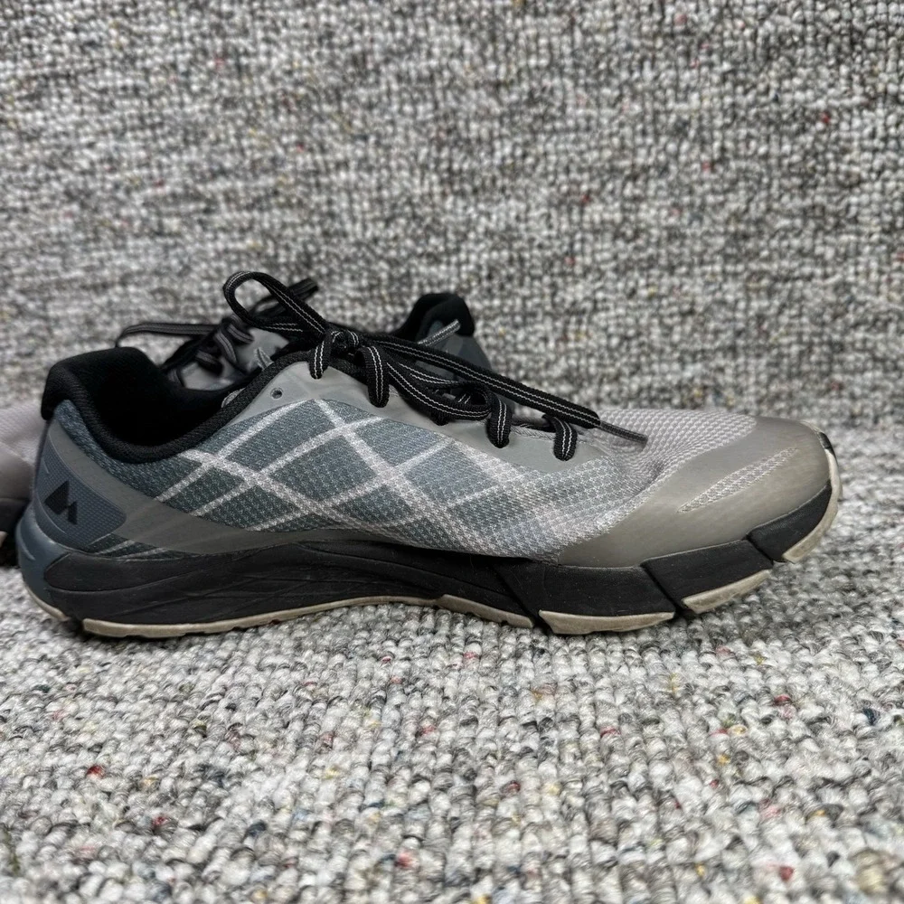 Merrell Shoes Mens Size 7 Bare Access Flex Running Sneakers Black Gray